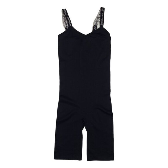 Juicy Couture Intimates Shapewear Bodysuit Adjustable Logo Straps Black Size S - Picture 1 of 13